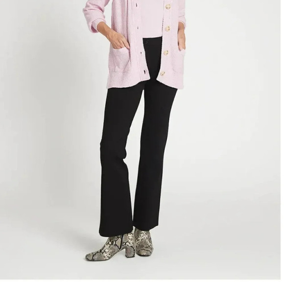 Betabrand Pants - Betabrand Classic Dress Pant Yoga Pants Boot Cut Pant Plus Black Size 2XL Long